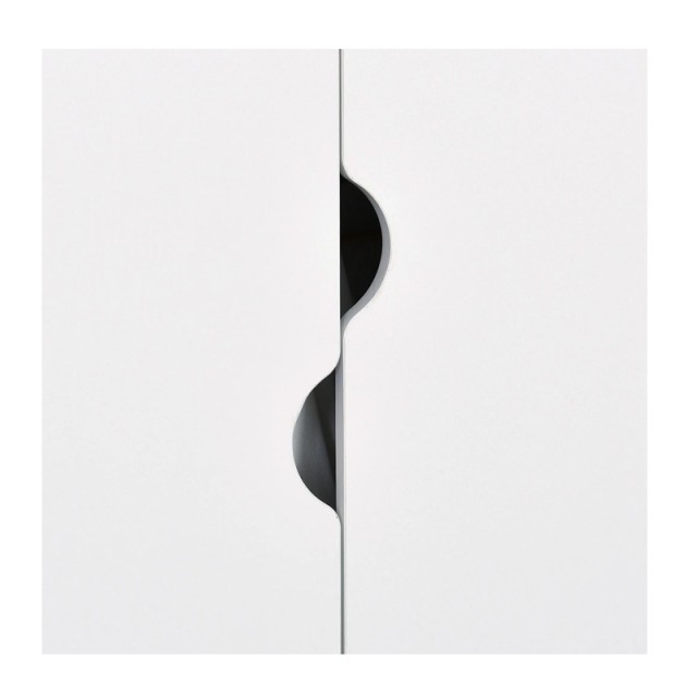 Ξύλινη Δίφυλλη Ντουλάπα με 2 Συρτάρια 80 x 40 x 180 cm HOMCOM 831-290
