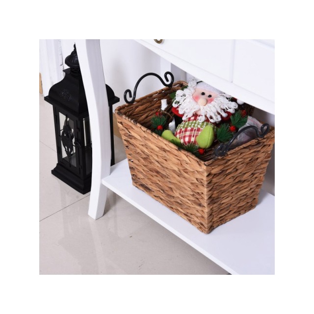 Ξύλινη Κονσόλα με 2 Συρτάρια 100 x 33 x 76 cm HOMCOM 831-182