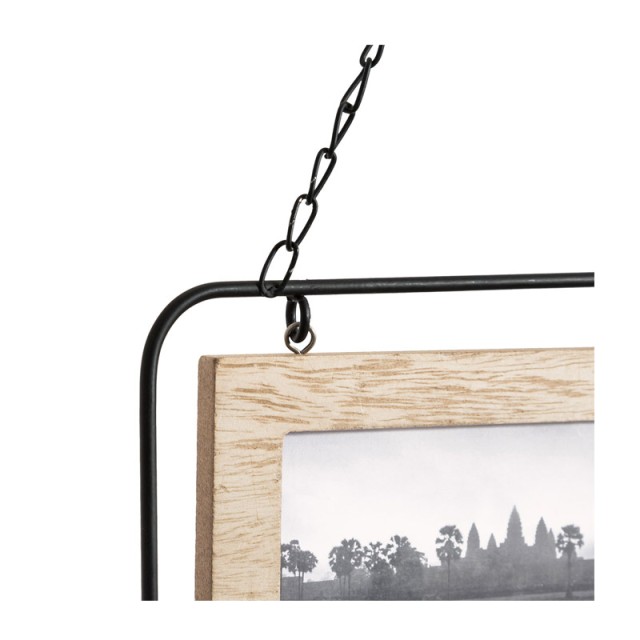 Ξύλινη Κορνίζα Τοίχου 3 Θέσεων 2 Όψεων 22 x 1 x 52 cm Atmosphera 162258
