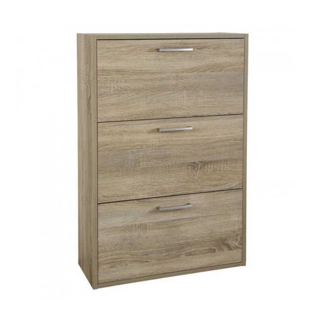 Ξύλινη Παπουτσοθήκη 63 x 24 x 125 cm MWS17064-OAK