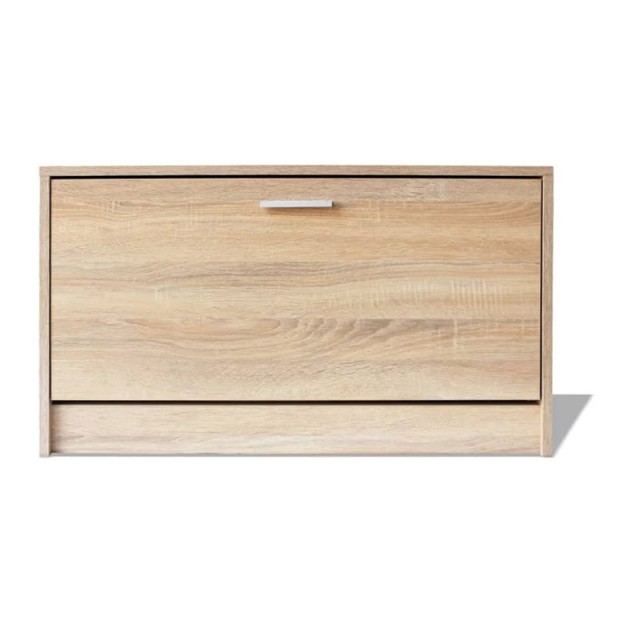 Ξύλινη Παπουτσοθήκη με 1 Διαμέρισμα 80 x 24 x 45 cm Χρώματος Καφέ Α...