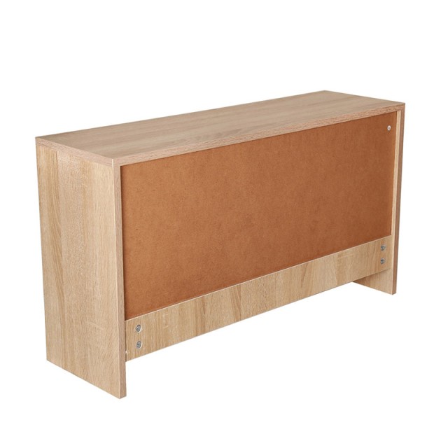 Ξύλινη Παπουτσοθήκη με 1 Διαμέρισμα 80 x 24 x 45 cm Χρώματος Καφέ Ανοιχτό Bakaji 02814573