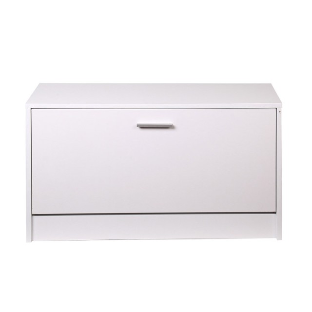 Ξύλινη Παπουτσοθήκη με 1 Διαμέρισμα 80 x 24 x 45 cm Χρώματος Λευκό ... Ξύλινη Παπουτσοθήκη με 1 Διαμέρισμα 80 x 24 x 45 cm Χρώματος Λευκό ...