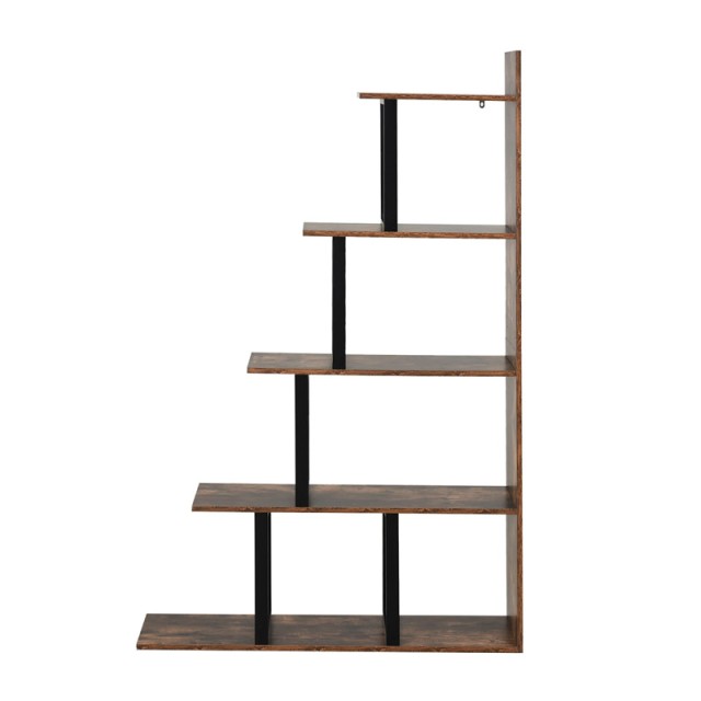 Ξύλινη Βιβλιοθήκη με 5 Ράφια 102 x 30 x 160 cm HOMCOM 836-146