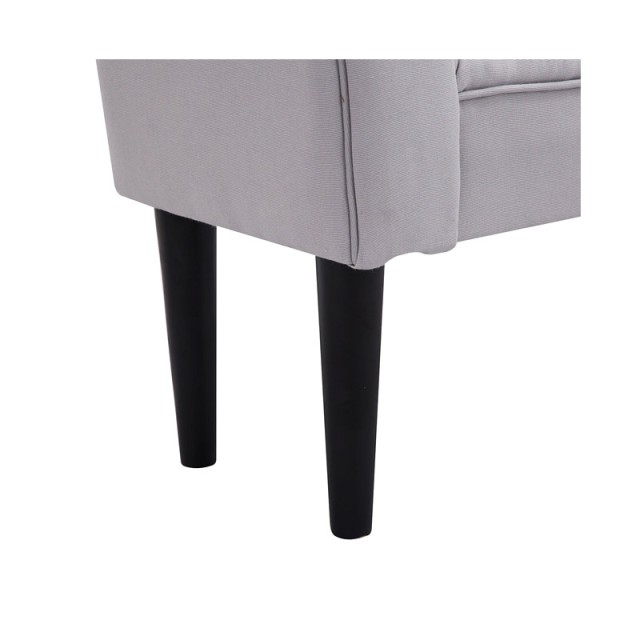 Ξύλινο Ανάκλιντρο 102 x 31 x 51 cm Χρώματος Γκρι HOMCOM 831-135GY