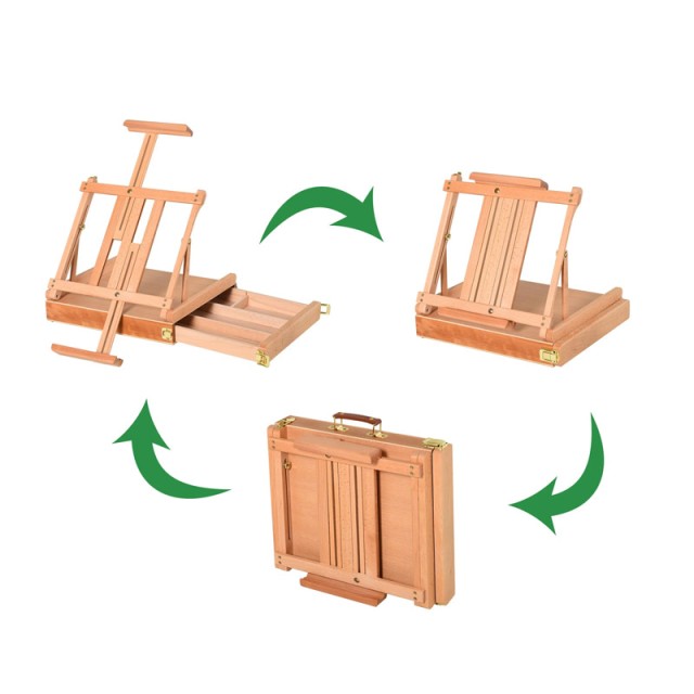 Ξύλινο Αναδιπλούμενο Καβαλέτο Ζωγραφικής 42 x 36 x 12.5/69.5 cm HOM... Ξύλινο Αναδιπλούμενο Καβαλέτο Ζωγραφικής 42 x 36 x 12.5/69.5 cm HOM...