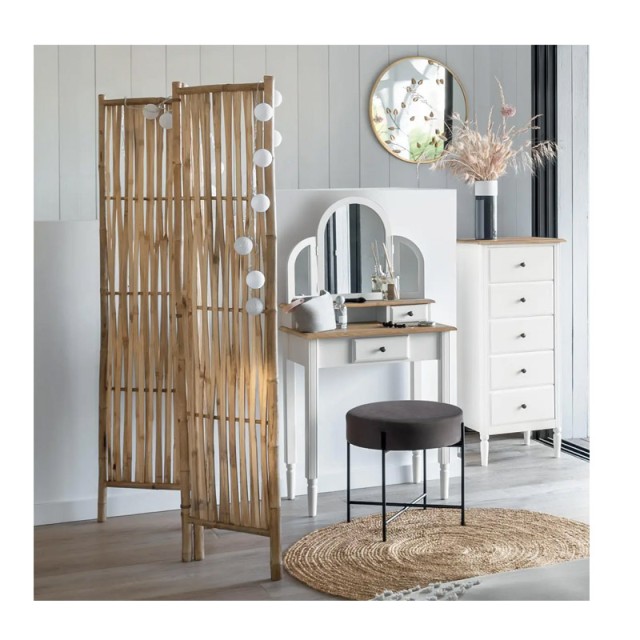 Ξύλινο Διακοσμητικό Παραβάν από Μπαμπού 135 x 3 x 170 cm Atmosphera...