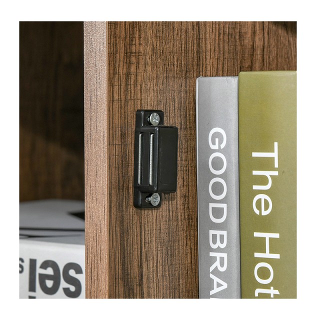 Ξύλινο Έπιπλο με 1 Ντουλάπι και 3 Ράφια 80 x 35 x 82 cm HOMCOM 837-...