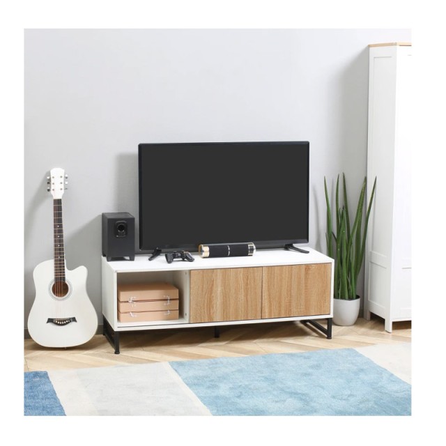 Wooden TV Cabinet 120 x 39.5 x 45 cm HOMCOM 839-543V00WT