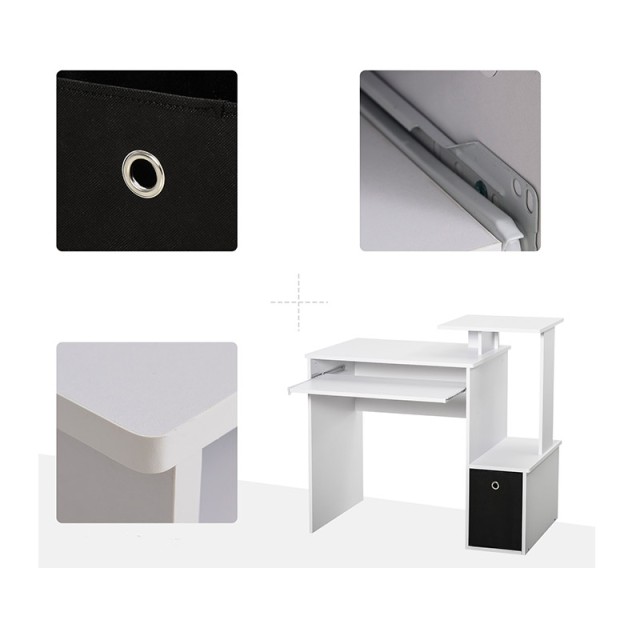 Ξύλινο Γραφείο Υπολογιστή 100 x 40 x 86.6 cm HOMCOM 836-263WT