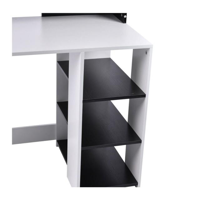Ξύλινο Γραφείο Υπολογιστή 137 x 55 x 92 cm HOMCOM 920-026