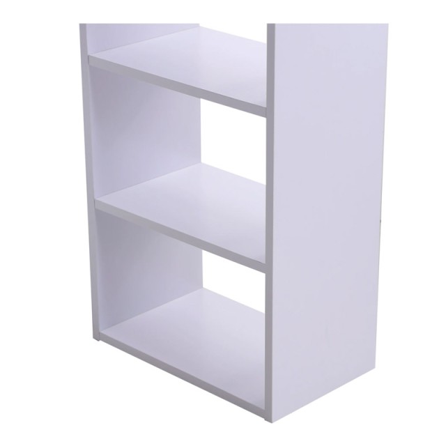 Ξύλινο Γραφείο με 3 Συρτάρια και 3 Ράφια 120 x 49 x 72 cm Χρώματος ...
