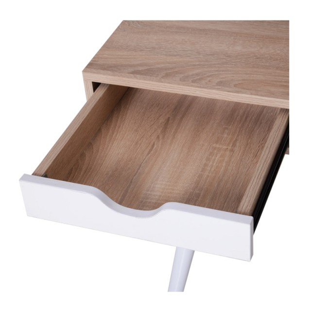 Ξύλινο Γραφείο με Βιβλιοθήκη 120 x 65.5 x 138.5 cm HOMCOM 836-080