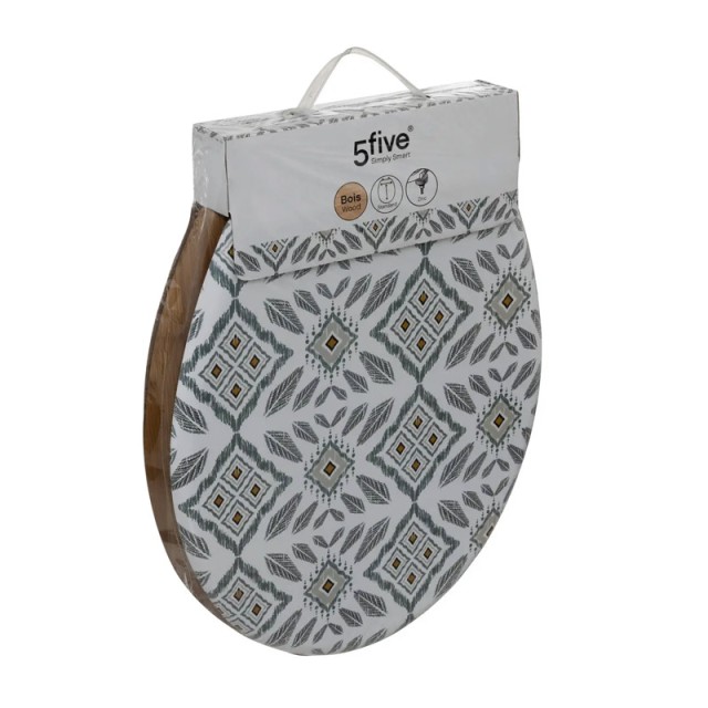 Ξύλινο Καπάκι Λεκάνης 36 x 42.5 x 5.35 cm Hapache 5Five Simply Smart 174910A