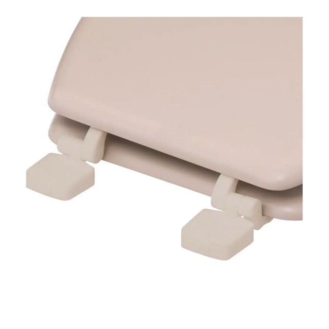 Ξύλινο Καπάκι Λεκάνης 36 x 48 x 5 cm Χρώματος Μπεζ 5Five Simply Smart 138005O