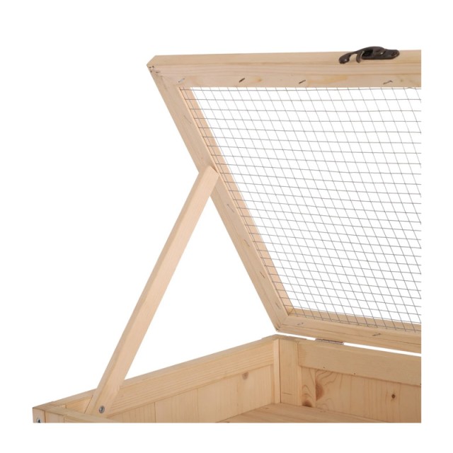 Ξύλινο Κλουβί Τρωκτικών με 4 Επίπεδα 60 x 40 x 120 cm PawHut D51-083