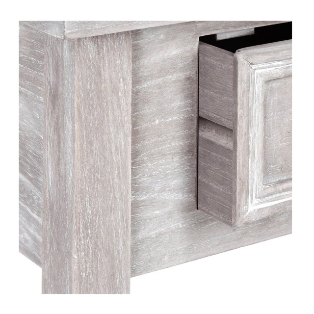 Ξύλινο Κομοδίνο με 1 Συρτάρι και 1 Ράφι 45 x 30 x 67 cm Charme Natural Atmosphera 102215C