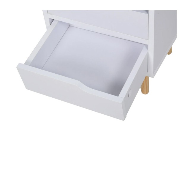 Ξύλινο Κομοδίνο με 2 Συρτάρια 33 x 28 x 42 cm HOMCOM 831-294