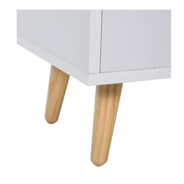 Ξύλινο Κομοδίνο με 2 Συρτάρια 33 x 28 x 42 cm HOMCOM 831-294