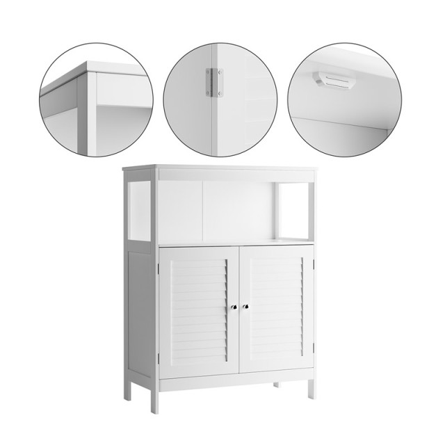 Ξύλινο Ντουλάπι Μπάνιου 60 x 30 x 80 cm Bakaji 02814576 Ξύλινο Ντουλάπι Μπάνιου 60 x 30 x 80 cm Bakaji 02814576