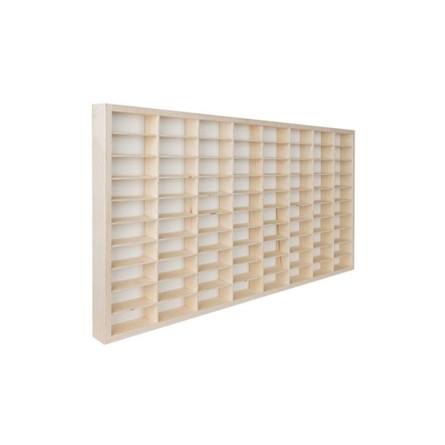 Ξύλινο Ράφι για Αυτοκινητάκια 80 Θέσεων 78.5 x 4.5 x 40 cm Kruzzel 20233
