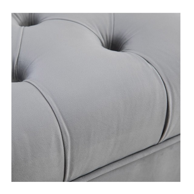 Ξύλινο Ταμπουρέ 118 x 45 x 42 cm Χρώματος Μπλε HOMCOM 831-163V01