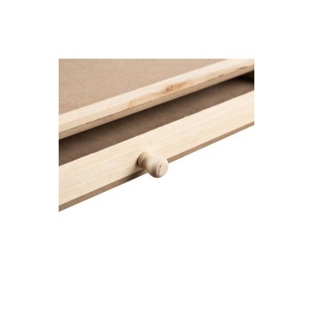 Ξύλινο Τραπέζι Παζλ με 4 Συρτάρια 89 x 69 x 3.5 cm Malatec 21650