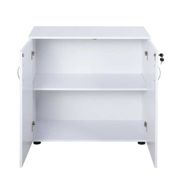 Ξύλινο Τροχήλατο Ντουλάπι Γραφείου 80 x 40 x 80 cm HOMCOM 924-018WT