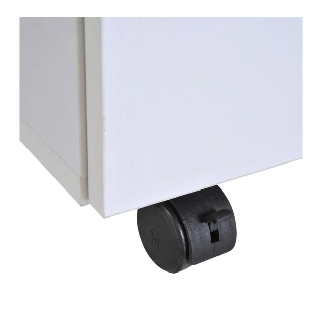Ξύλινο Τροχήλατο Ντουλάπι Γραφείου 60 x 35 x 65 cm HOMCOM 02-0627