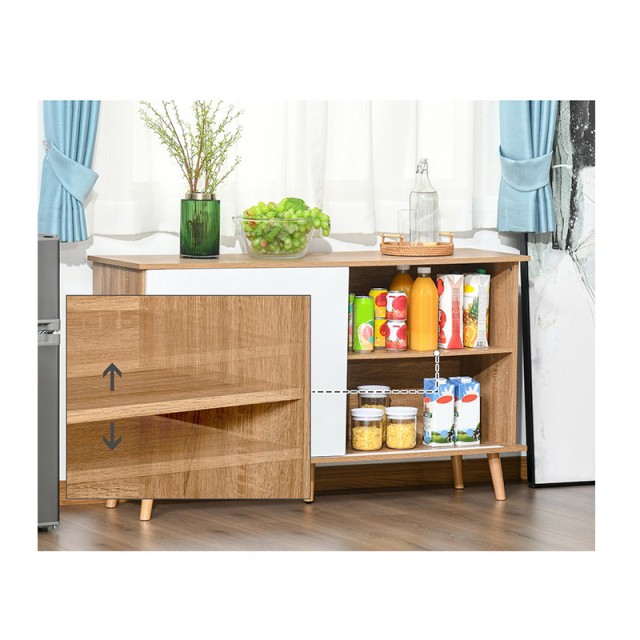 Ξύλινος Μπουφές 130 x 40 x 74.5 cm HOMCOM 835-349