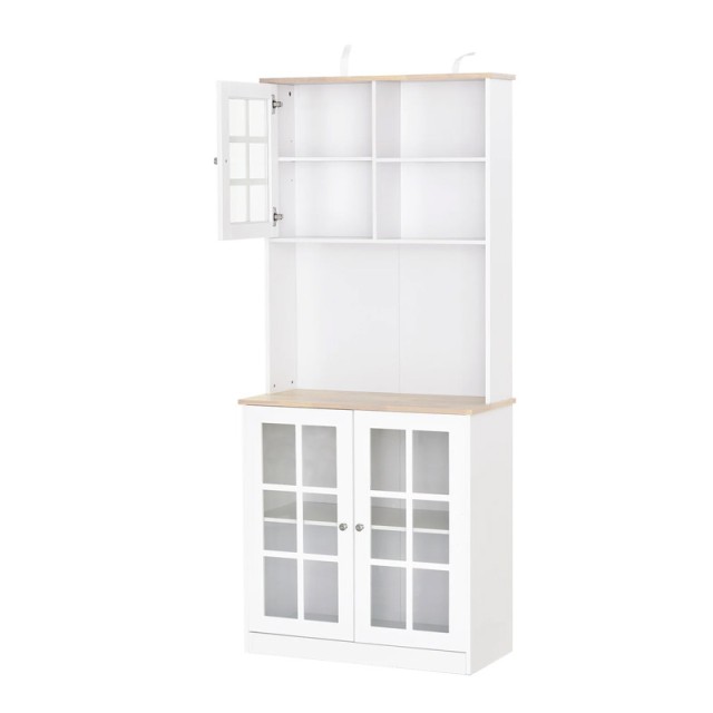 Holz-Sideboard 80 x 37 x 183 cm HOMCOM 835-209