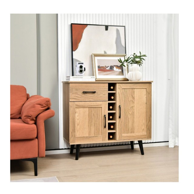 Ξύλινος Μπουφές 90 x 40 x 79 cm Costway JV10788