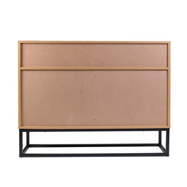 Ξύλινος Μπουφές με Μεταλλική Βάση 100 x 29 x 80 cm Home Deco Factory HD6627