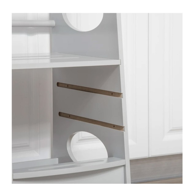 Ξύλινος Πύργος Εκμάθησης 40 x 50 x 90 cm Χρώματος Γκρι HOMCOM 312-0... Ξύλινος Πύργος Εκμάθησης 40 x 50 x 90 cm Χρώματος Γκρι HOMCOM 312-0...