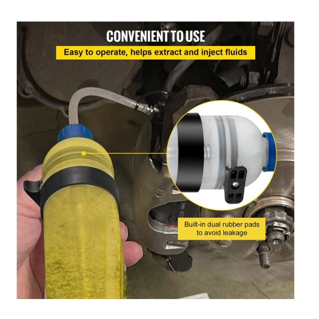 Χειροκίνητη Αντλία Αφαίρεσης και Πλήρωσης Υγρών Αυτοκινήτου VEVOR 7...