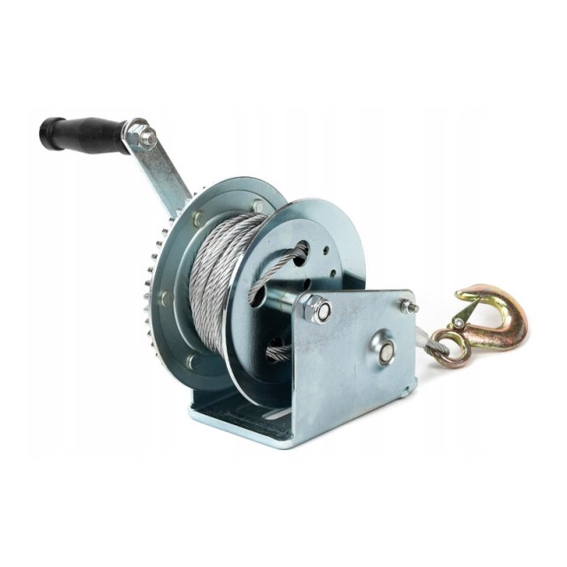 Arbeiter - Vinci-Anhänger 10 m 1136 kg mit Ratsche und Kurbel MAR-POL M80734