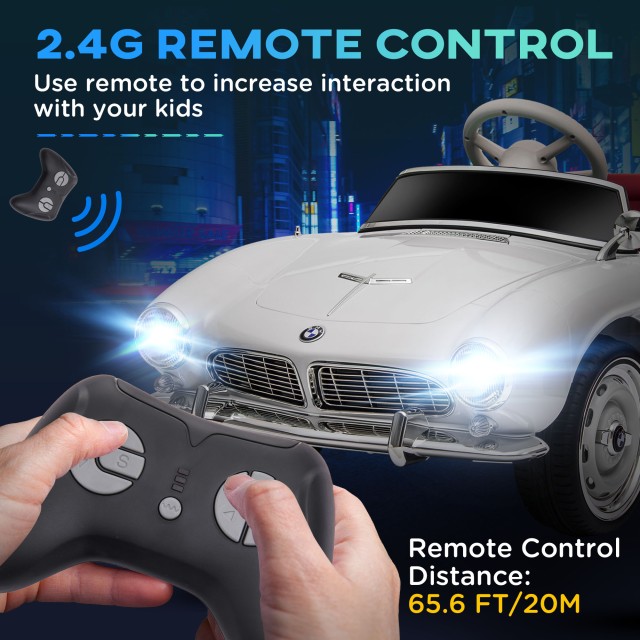 HOMCOM Electric Ride-On Toy Car για Παιδιά με 2 Πόρτες με άδεια BMW...