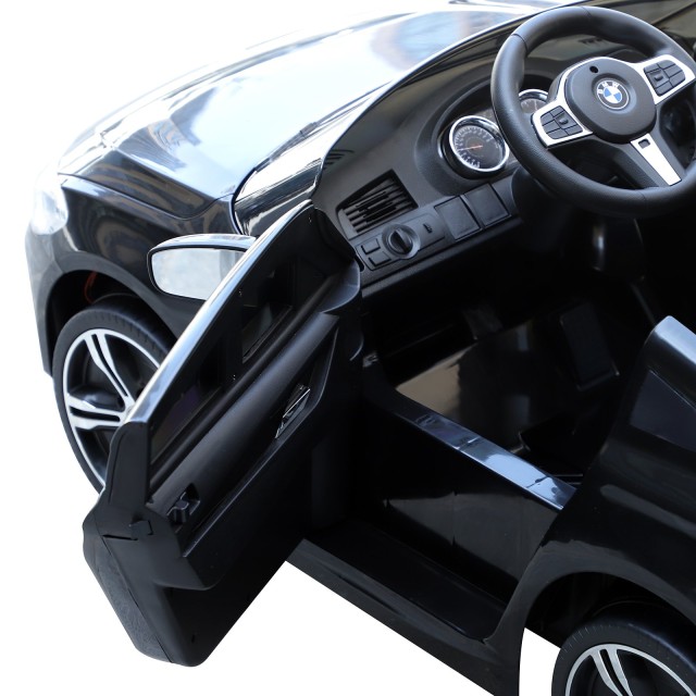 Homcom Electric Car 6 V with Remote Control for Children PP 106 x 64 x 51 cm Μαύρο 370-067