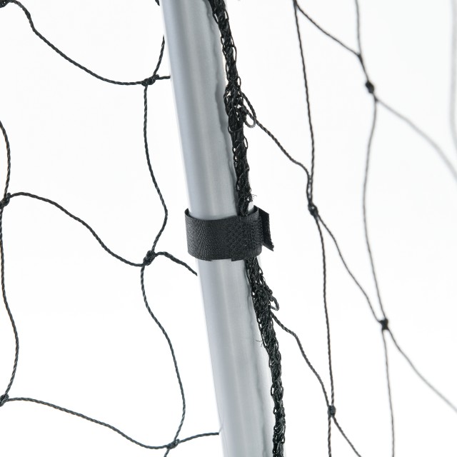 SPORTNOW Γκρι ποδοσφαιρικό γκολ 300x120x200 cm με βίδες και μανταλά...