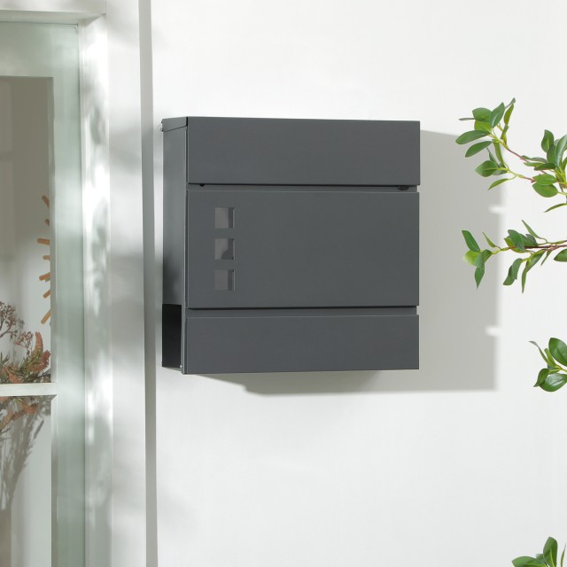Μεταλλικό Γραμματοκιβώτιο 37 x 10.5 x 37 cm HOMCOM B80-009V00CG