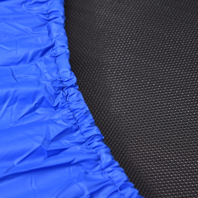 HOMCOM Elastic Trampoline for Jumping Fitness και Home Workout με ελατήρια και ατσάλινη κατασκευή - Μαύρο / Μπλε A00-007V02