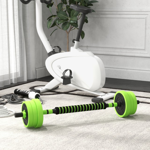 SPORTNOW Gym Weights Set 4 σε 1 από το σύνολο 40 κιλών, που μπορεί να χρησιμοποιηθεί ως Kettlebells, Dumbbells και Barbells A91-287V03GN
