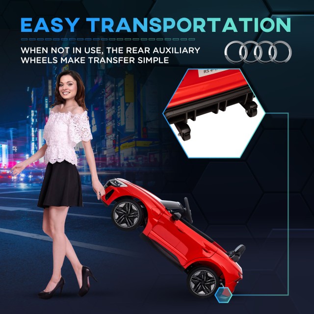 HOMCOM Ηλεκτρικό Αυτοκίνητο για Παιδιά 37-60 Μηνών Audi με άδεια χρ...