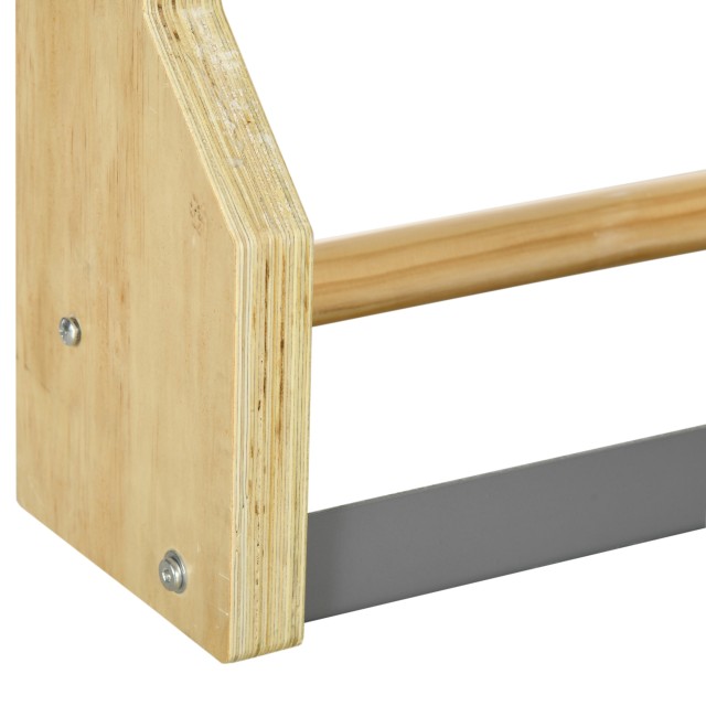 HOMCOM Swedish Wall Bar for Gym από ξύλο οξιάς με 13 μπάρες, 78x27x240cm A50-010V00ND