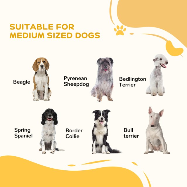 PawHut 3-Panel Medium Dog Gate με διπλό σύστημα κλειδώματος, 206x90cm, Μαύρο D06-186V00BK