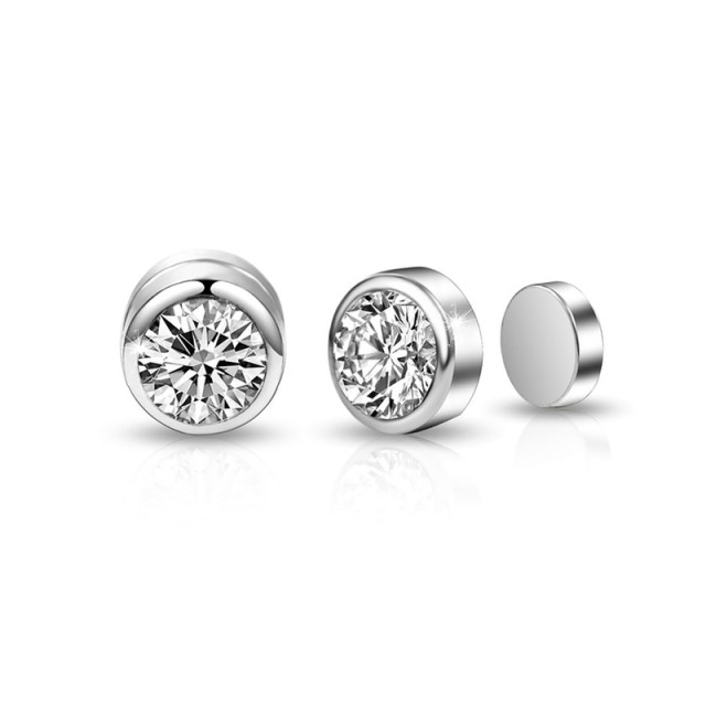 Σκουλαρίκια με Μαγνήτη Philip Jones με Κρύσταλλα Swarovski®