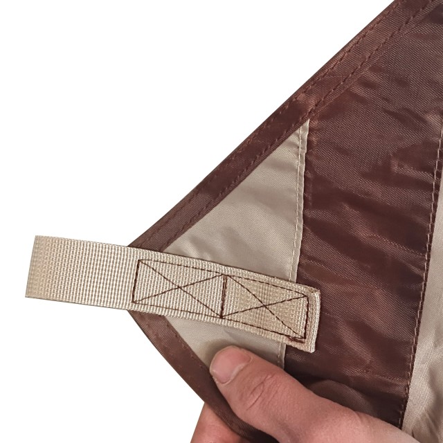 Outsunny Oxford Fabric Protective Shade Tarp με τσάντα, σχοινιά, μανταλάκια και κοντάρια, 300x500x240 cm A20-318V02KK