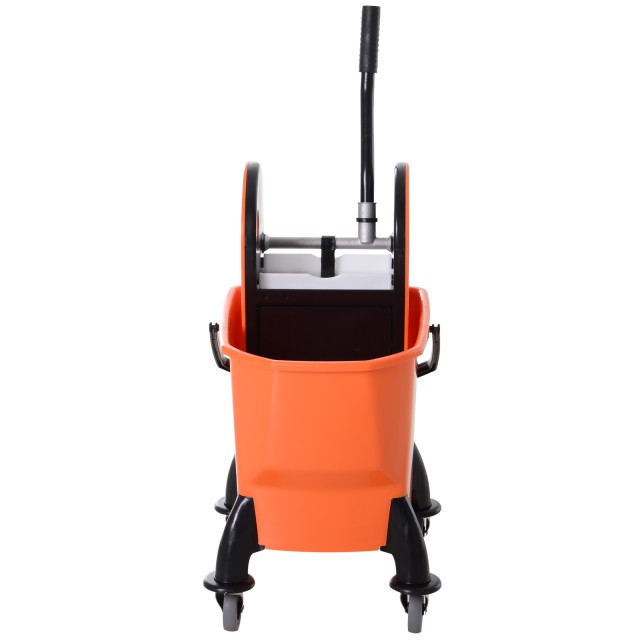 Homcom Professional Cleaning Cart with αφαιρούμενο Wringer και ρόδε...
