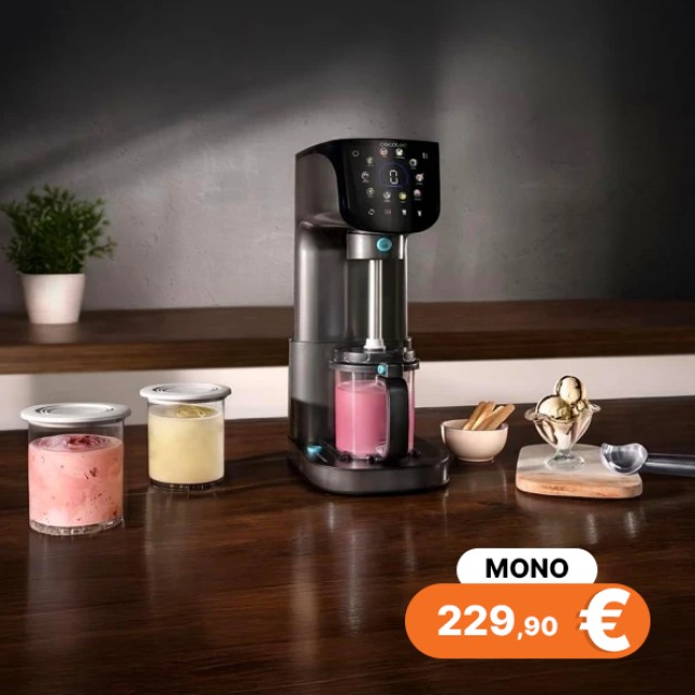 Η παγωτομηχανή Gelatec 2100 σου επιτρέπει να φτιάχνεις χειροποίητα παγωτά σε 3 απλά βήματα. Η παγωτομηχανή Gelatec 2100 σου επιτρέπει να φτιάχνεις χειροποίητα παγωτά σε 3 απλά βήματα.